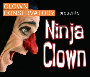 Ninja Clown at the Clown Conservatory in San Francisco Nov 15-18