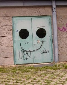 Funny looking door.