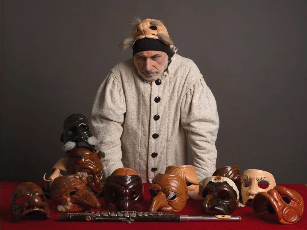 Antonio Fava and the tools of his trade.