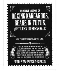 New Pickle Circus Poster
