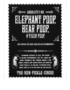 New pickle circus poster