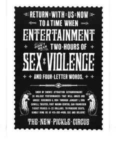 New Pickle Circus Poster