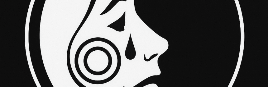 Classic Dell'Arte School Logo with Tear