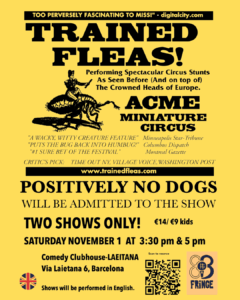 The Acme Flea Circus at the Barcelona Fringe festival 2025