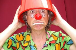 Catalan clown Claret Papiol