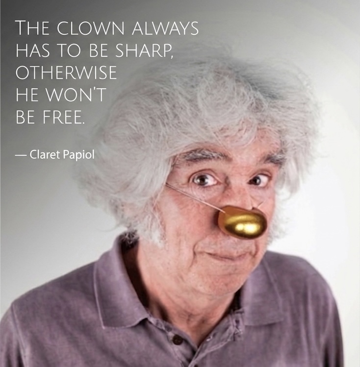 Catalan clown Claret Papiol